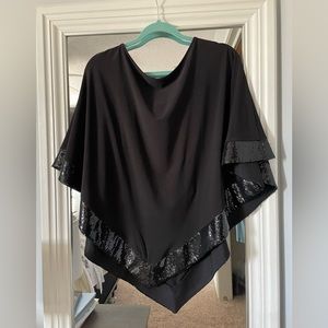 Dressy pancho top